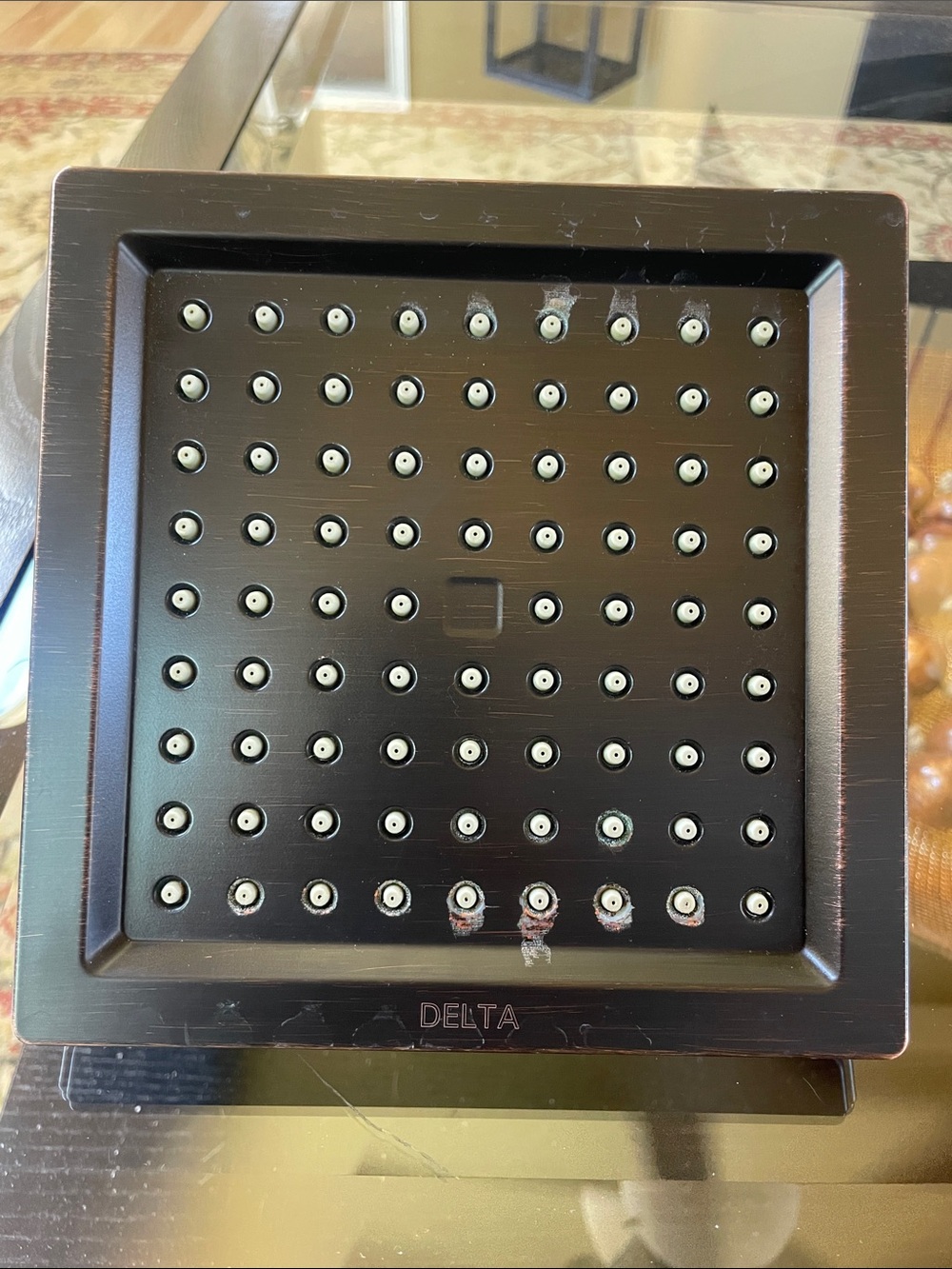 Delta Dryden Square Shower Head in Venetian Bronze Finish